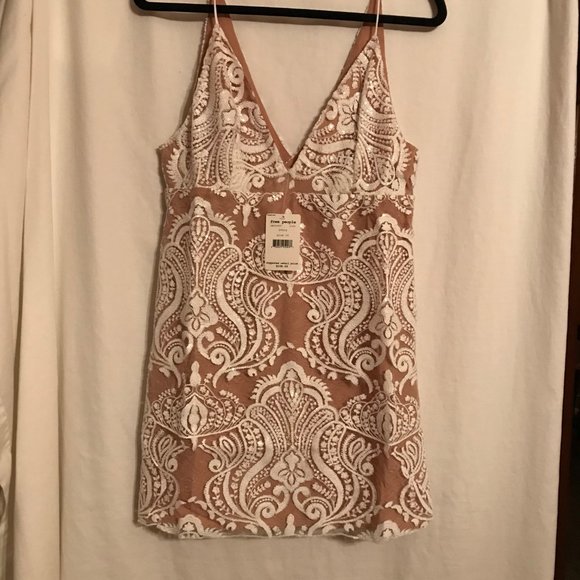 Free People Night Shimmers Mini Dress - Picture 4 of 6
